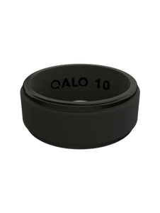 QALO Men's Step Edge Polished Silicone Ring