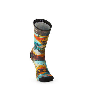 Smartwool Women's Bike Zero Cushion Celestial Print Crew Socks