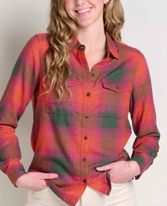 Toad&Co Women's Re-Form Flannel Long Sleeve Shirt