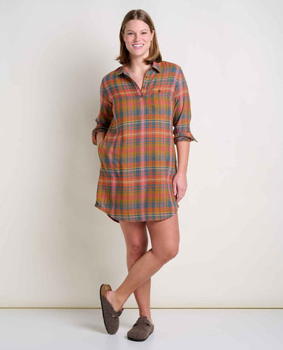 Toad&Co Women's Re-Form Popover Long Sleeve Dress