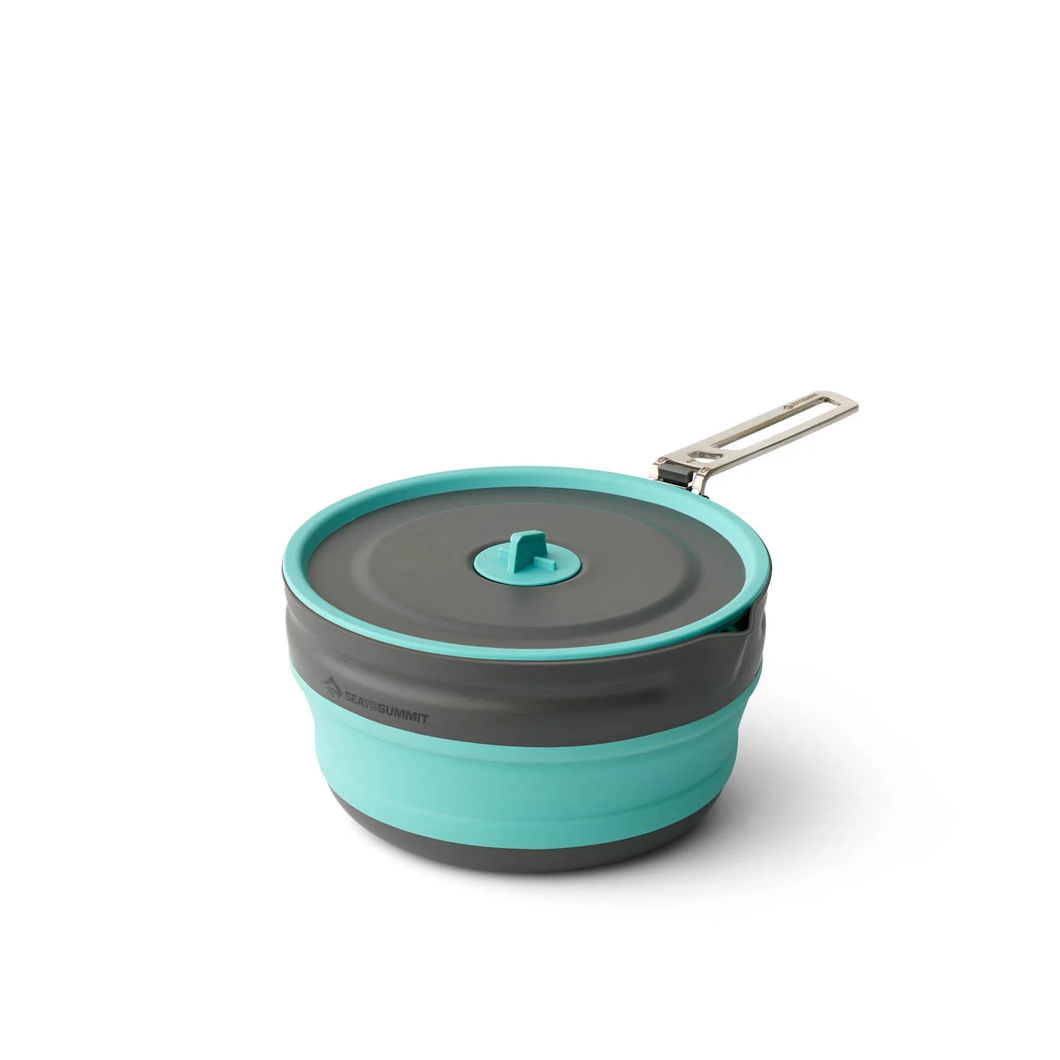 Sea to Summit Frontier UL Collapsible Pouring Pot 2.2L Aqua Sea Blue