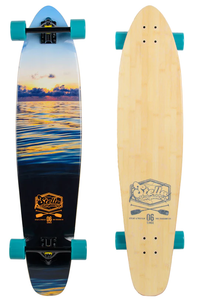 Stella 42" Kicktail Bamboo Stay Glassy Longboard