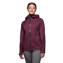 Load image into Gallery viewer, Black Diamond Women&#39;s Stormline Stretch Rain Shell
