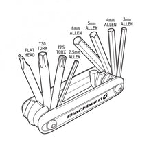Load image into Gallery viewer, Blackburn Grid 8 Mini Tool Grey
