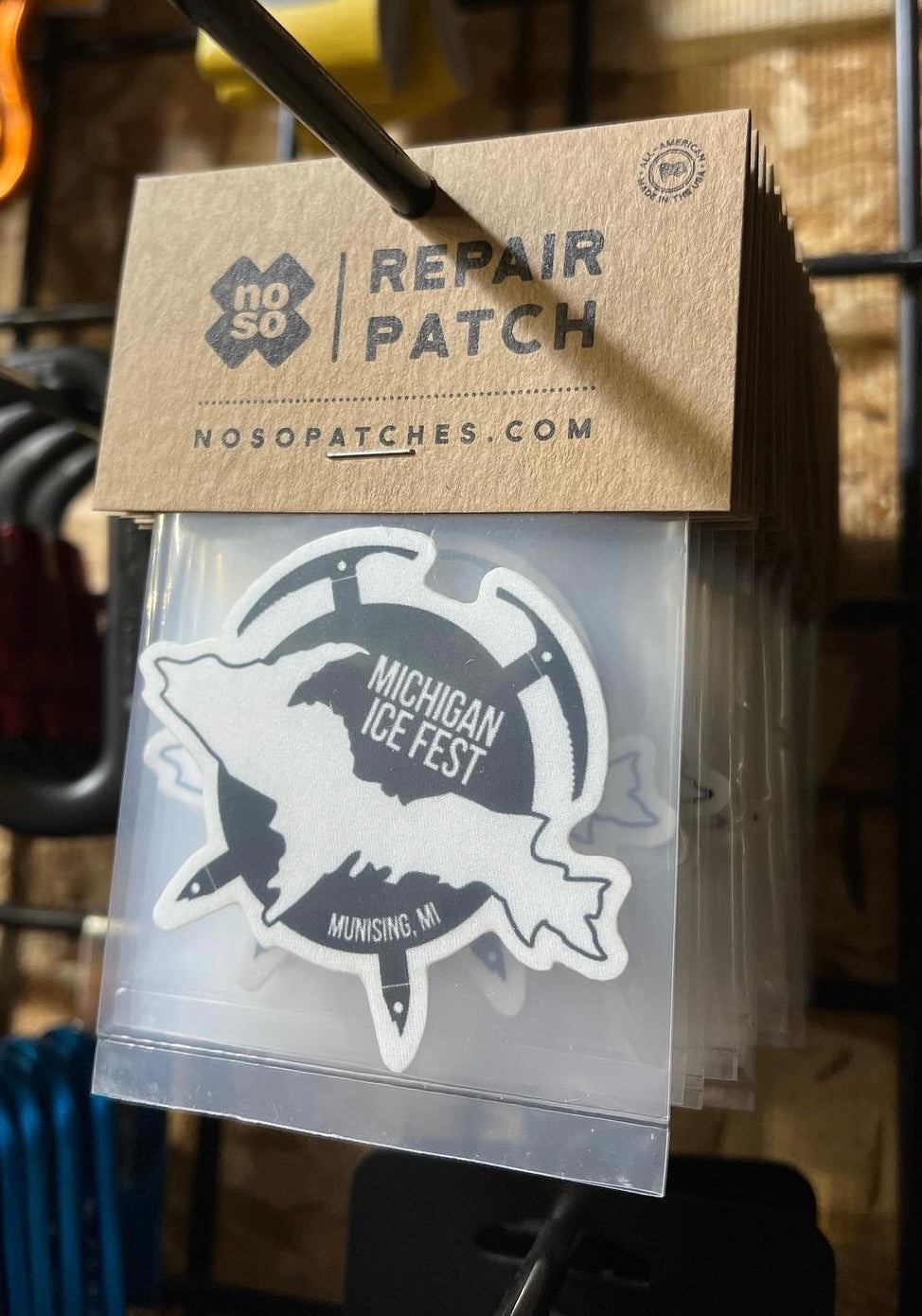 Noso Michigan Ice Fest  Repair Patch