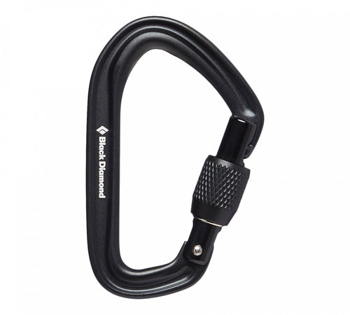 Black Diamond Hotforge Screwgate Carabiner Black