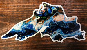 Lake Superior Blue Agate Sticker