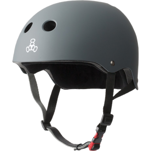 T8 Certified Sweatsaver XS/S Carbon Rubber Skate Helmet