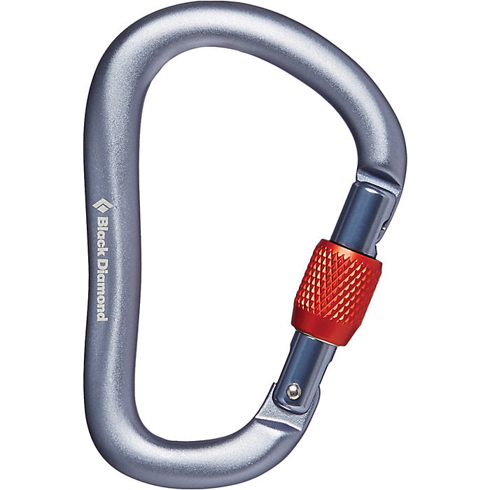 Black Diamond Rocklock Screwgate Carabiner Gray