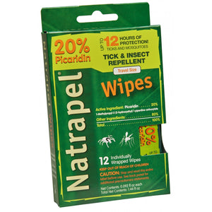 NATRAPEL WIPES 12 PK