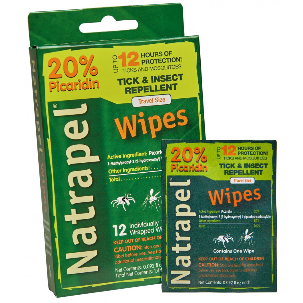 NATRAPEL WIPES 12 PK